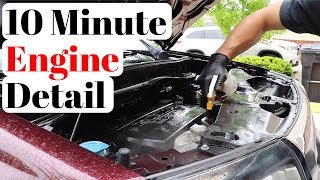 The Simplest amp Fastest Way To DEEP CLEAN a Car Engine Bay [upl. by Avin]