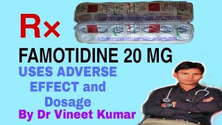 Tablet Famotidine IP 20 mg Review Uses and Adverse Effect By Vineet Medical Care [upl. by Lledroc]