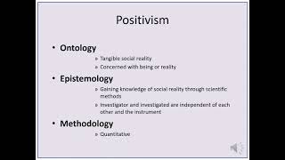 Research Paradigms  Philosophy of Research [upl. by Ashwin]