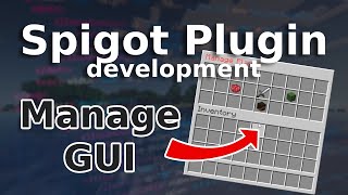 Manage GUI  Spigot Plugin Development [upl. by Yrogiarc706]