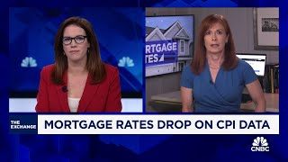 Mortgage rates drop on CPI data [upl. by Starobin]