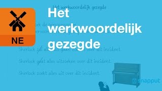 Nederlands  Het werkwoordelijk gezegde [upl. by Lopez]