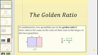 The Golden Ratio [upl. by Okkin176]