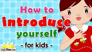 Belajar Bahasa Inggris Cara Memperkenalkan Diri How to introduce yourself for kids [upl. by Mohun]