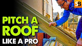 How to Build a Pitched Roof  Carpentry Training [upl. by Yrtnej]