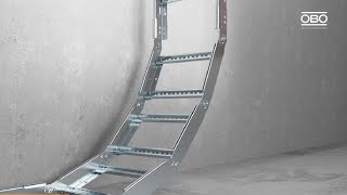 Mounting of cable ladder  OBO Bettermann [upl. by Gipsy]