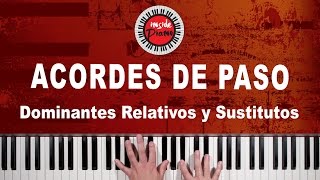 Acordes de Paso Dominantes de Piano en las Progresiones Armónicas [upl. by Salkcin]