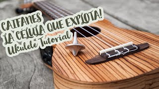 La célula que explota  Caifanes  UKULELE TUTORIAL [upl. by Nnaes]