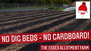 NO DIG BEDS USING ZERO CARDBOARD  vegetable grower UK  vlog 46 [upl. by Sergo]