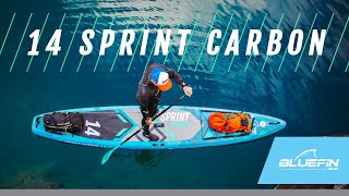 14 Sprint Carbon 2020 Paddleboard  Bluefin SUPs [upl. by Drapehs]