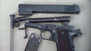 cleaning the 1911 pistol [upl. by Gaul]