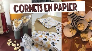 DIY 8   Cornets en Papier  ♡ [upl. by Alemrac]