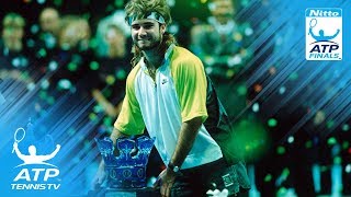 Edberg vs Agassi ATP Finals 1990 Final Highlights [upl. by Sylera]