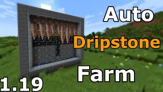 Minecraft Automatic Dripstone Farm 121 [upl. by Nowd]