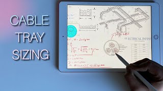 Cable Tray Size Calculations  Cable Tray Selection  Electrical Designing [upl. by Cadmarr]