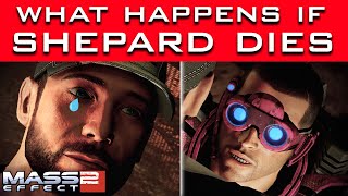 Mass Effect 2  What Happens If Shepard Dies Plus ME3 Consequences [upl. by Zoba]