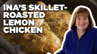 Ina Gartens SkilletRoasted Lemon Chicken  Barefoot Contessa Cook Like a Pro  Food Network [upl. by Duile513]