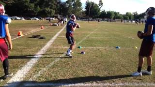 Throwing Mechanics QB Drills Mt SAC Coach Ryan OHara [upl. by Farand]