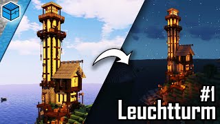 Funktionierenden Leuchtturm bauen Minecraft 🗼 Minecraft Leuchtturm bauen deutsch  Teil 12 [upl. by Olcott]