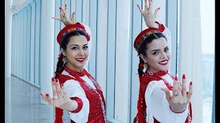 Traditional TajikPamiri Dance Gul Ba Ruit  Nilofar and Amyna [upl. by Riba]