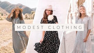 WHERE TO SHOP FOR MODEST CLOTHING  10 ONLINE STORES FOR MODEST WEAR  LIST [upl. by Divadnhoj]