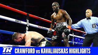 Terence Crawford Retains Belt With Vicious 9th RD Knockout  Full Fight Highlights [upl. by Lothair843]