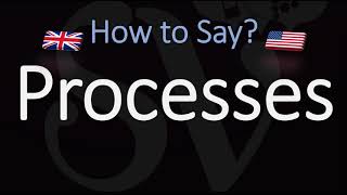 How to Pronounce Processes CORRECTLY Meaning amp Pronunciation [upl. by Nosiddam353]