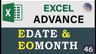 Ms Excel EOMONTH amp EDATE Functions Calculate Maturity Dates and Due Dates Advanced Excel Formulas [upl. by Adnohsirk]