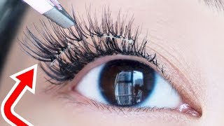 Dont Wear False Lashes Again Until You Try This TRICK [upl. by Philipson]