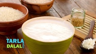 How to Make a Perfect Dosa Batter Basic South indian Batter Recipe for Idli and Dosa by Tarla Dalal [upl. by Toblat]