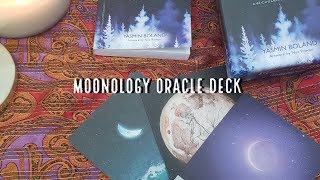 Moonology Oracle Cards UnboxingReview [upl. by Hsevahb]