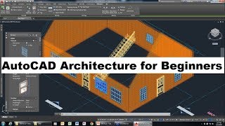 AutoCAD Architecture Tutorial for Beginners Complete [upl. by Eisele]