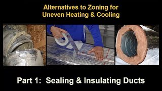 Sealing amp Insulating Ducts [upl. by Sherwynd]