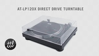 AudioTechnica ATLP120X Turntable Overview  Setup Guide [upl. by Idnek630]