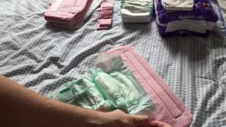 ConvertUps Diaper Converter demonstrated with Pampers amp Huggies sz 6 [upl. by Eesyak]