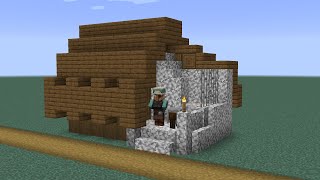 How to build a Minecraft Village Weaponsmith 114 snowy tundra [upl. by Juditha]