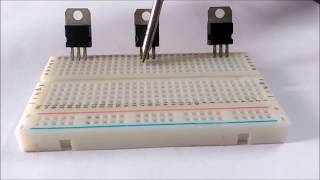 Voltage Regulator tutorial L7805 L7809 amp L7812 [upl. by Atilrep]