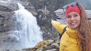 Der größte Wasserfall in Europa Krimmler Wasserfälle 385 m in Österreich [upl. by Nertie]