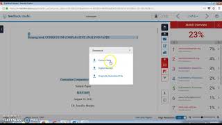 Turnitin Downloading Similarity Report [upl. by Giah755]