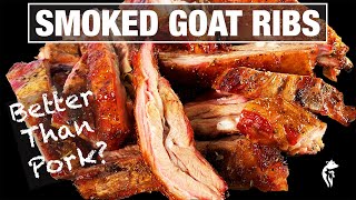 Smoked Goat Ribs Recipe  Does Goat Meat Make the Best Ribs [upl. by Egamlat]