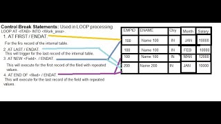 9  SAP ABAP Program on Control Break Statements Class 9 [upl. by Menell]