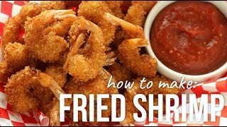 How to Make Panko Fried Shrimp  Crispy Breaded Shrimps Recipe [upl. by Marcelo684]