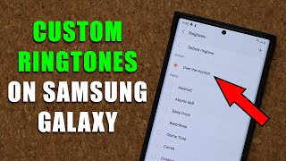 How to Set ANY Song as Custom Ringtone on your Samsung Galaxy Smartphone [upl. by Ebba]