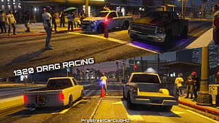 PC GTA FiveM 1320 DRAG RACING Top 10 List Racing amp Grudge Battles Snot Rocket S197 Goes Racing [upl. by Nerin45]