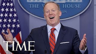 Sean Spicers Greatest Hits As White House Press Secretary To President Donald Trump  TIME [upl. by Sara-Ann382]