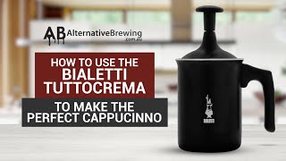 How to Use the Bialetti Tuttocrema Milk Frother [upl. by Anwahsar]