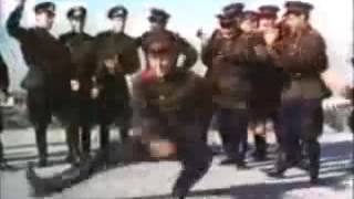 Soviet Army dancing to Hard Bass [upl. by Galasyn]