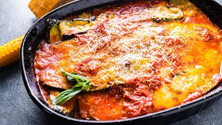 How To Make Oven Roasted Zucchini Parmigiana [upl. by Airamzul858]