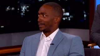 Anthony Mackie making everyone die from laughter for 7 minutes [upl. by Nina]