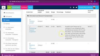 Checking Grades in Moodle [upl. by Ching]